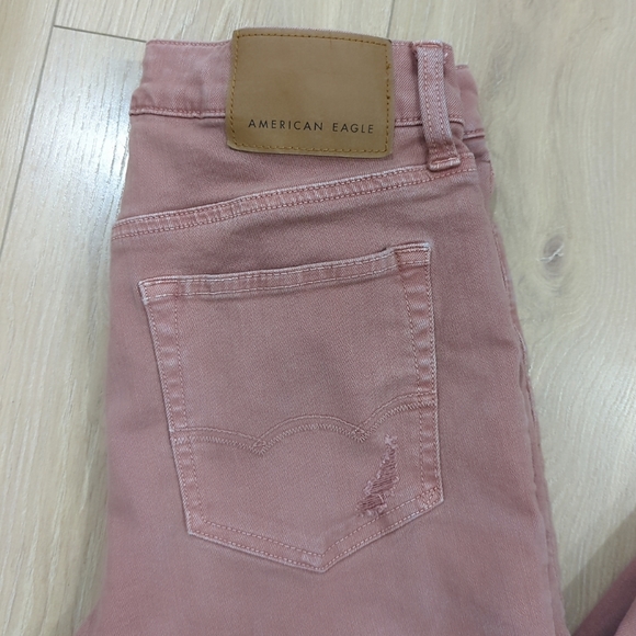 American Eagle Next Level Skinny Jeans Dusty Pink - Picture 5 of 6